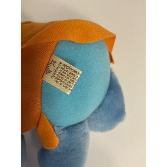 Vintage Disneys Gummi Bears Tummi Gummi Plush Toy 7" Blue Red Orange Outfit - Picture 3 of 5